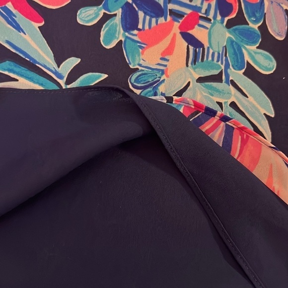 Lilly Pulitzer Tanzanian Florin Reversible Tank Top XS Moonlight Garden Print - Picture 5 of 9